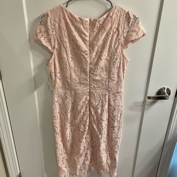 Pink Lily Boutique Pink Lace Dress NWT Size L - Picture 2 of 3